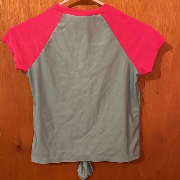 •JOJO SIWA• rashguard “GIRLS NEVER QUIT” size 10/12 - Picture 4 of 5